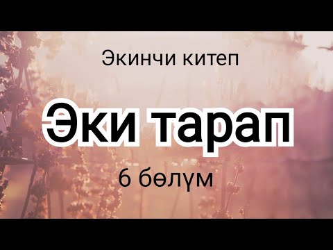 Видео: Эки тарап. Бурулуш Сатиева. Экинчи китеп. 6 бөлүм