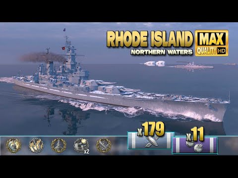 Видео: линкор Род-Айленд с неожиданной концовкой - World of Warships