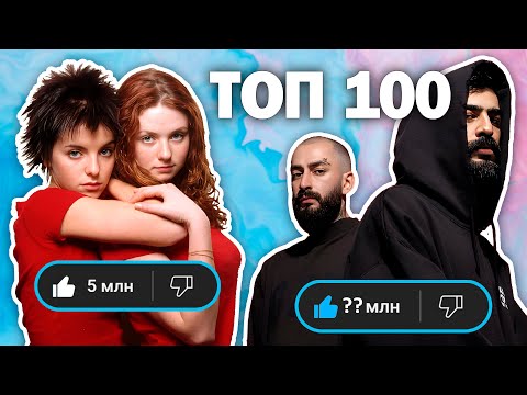 Видео: ТОП 100 клипов СНГ по лайкам 2000-2025 годов