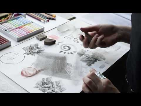 Видео: Секреты работы с графическими материалами. Урок рисования для начинающих.