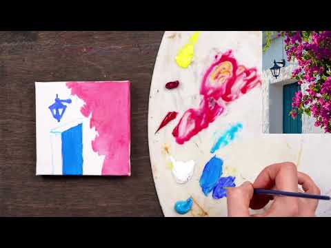 Видео: Бесплатный вебинар по живописи акрилом «Розовые цветы» с Екатериной Бердюгиной