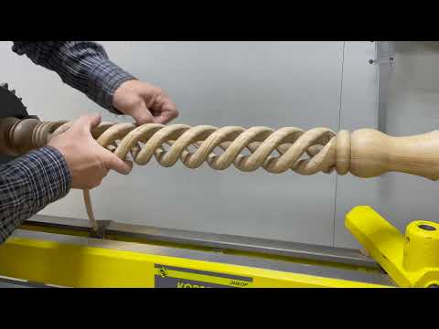 Видео: Вот, что получилось из витых балясин/Here's what came out of the twisted balusters