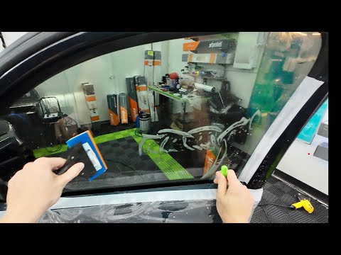 Видео: Сколько времени займет тонировка 4-х дверных окон?