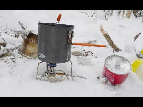 Видео: Как приготовить еду зимой на газе в мороз