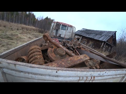 Видео: КАК МЫ БЕЗ МЕТАЛЛОКОПА !? ИСЧЕЗНУВШАЯ ДЕРЕВНЯ И ЗАПЧАСТИ КОТОРЫЕ ОДНОМУ НЕ ПОДНЯТЬ!