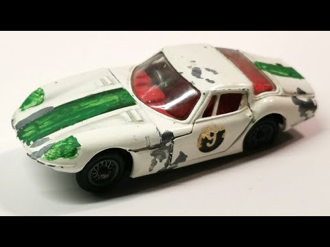 Видео: Маркос Volvo 1800 GT Corgi № 324. Ремонт. Литая модель игрушки.