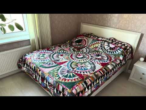 Видео: Ч.3. Сборка и стежка покрывала. Лоскутный блок Красавица Нью Йорка.