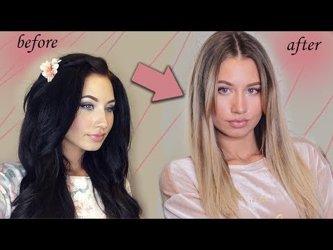 Видео: Из БРЮНЕТКИ в БЛОНДИНКУ 💇🏼‍♀️ ВСЕ О МОИХ ВОЛОСАХ | БЛОНД в домашних условиях
