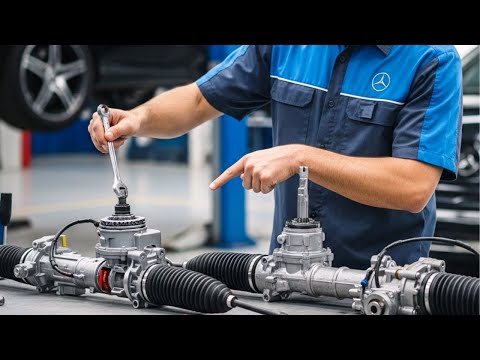 Видео: Что внутри рулевой рейки Мерседеса?
