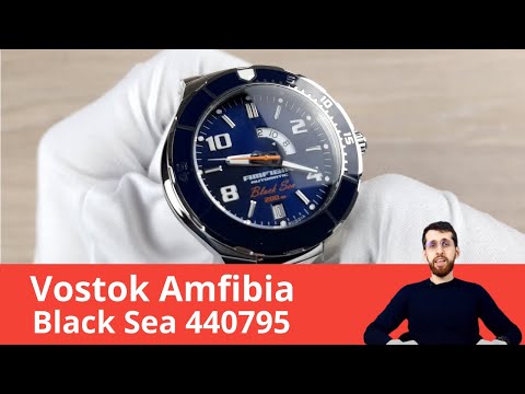 Видео: Массивная Амфибия / Vostok Black Sea 440795