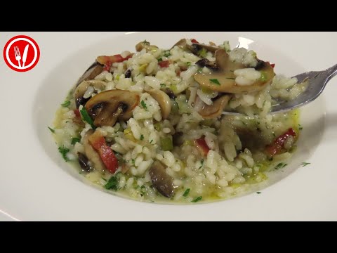 Видео: Лучшее ризотто с грибами - рецепт