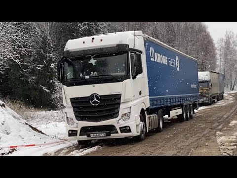 Видео: Первый снег ))) Рейс на Н.Новгород 😎