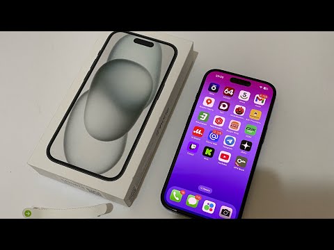 Видео: Распаковка iPhone 15 за 68000 рублей или 850$ долларов из DNS
