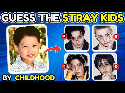 Видео: Сможете ли вы угадать участников STRAY KIDS по детским фотографиям? ❤️🖤 | Викторина по K-Pop 2025