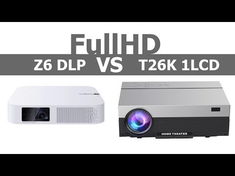 Видео: Xgimi Z6 vs Touyinger T26K сравнение Full HD проекторов Dlp и 1Lcd технологий