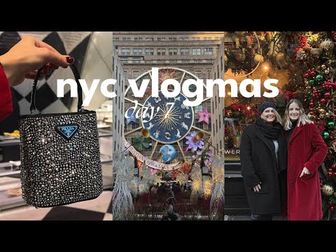 Видео: Идеальное свидание для девушки на Рождество в Нью-Йорке | Праздничный шопинг в Сохо, обед в Saks ...