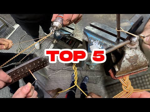 Видео: 5 лучших видео по вязанию золотых браслетов!