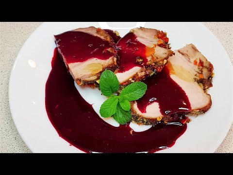 Видео: КИСЛО СЛАДКИЙ СОУС к мясу.  Вишневый соус КАК В РЕСТОРАНЕ