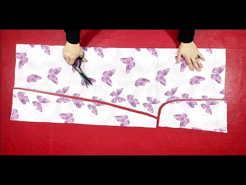 Видео: ОЧЕНЬ ПРОСТО !! Вам не нужно быть портным, так вы сможете сшить быстро и легко.