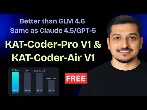 Видео: KAT-Coder-Pro V1 и KAT-Coder-Air V1: БЕСПЛАТНЫЙ Claude Sonnet 4.5 с передовым искусственным интел...
