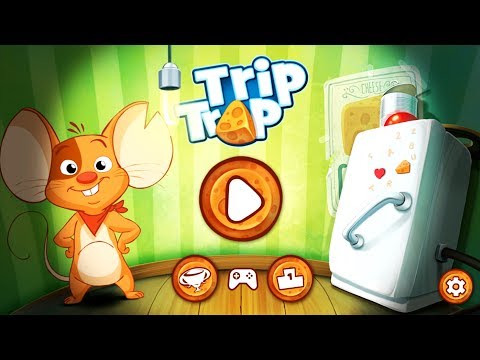 Видео: trip trap МЫШОНОК И СЫР прохождение логической игры ДЕТСКИЙ ЛЕТСПЛЕЙ games children