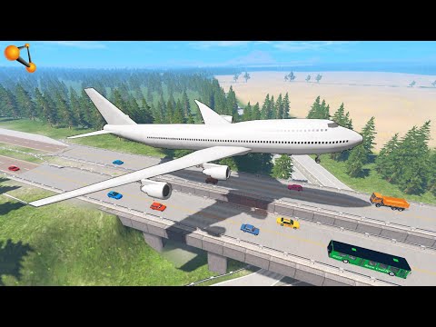 Видео: ЭТО БЫЛ ЕДИНСТВЕННЫЙ ШАНС НА СПАСЕНИЕ! ПОСАДКА САМОЛЕТА НА ТРАССУ | BeamNG.drive