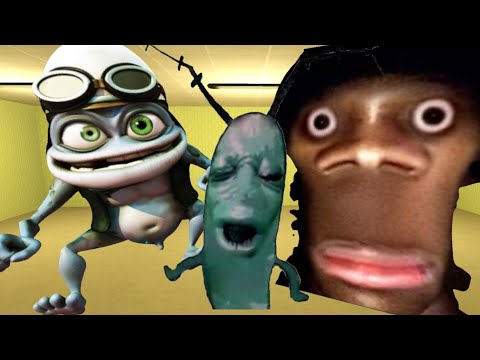 Видео: Crazy Frog, Plankton Aughh и My Name Is Aughh in The Hole Nextbot Gmod