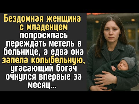 Видео: БЕЗДОМНАЯ мать с МЛАДЕНЦЕМ попросилась переждать метель в больнице, а едва она запела колыбельную