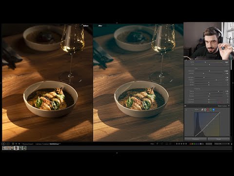 Видео: Создаем пленочный пресет в Adobe Lightroom для фуд-фотографии.