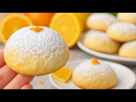 Видео: Печенье с апельсиновым соком 🍊 Так просто... опасно 😋 Мягкое и быстрое