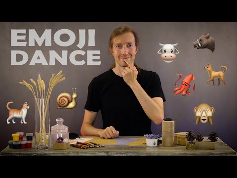Видео: Новый Эмодзи танец (Повторяй за Эмоджи смайликами, нейромоторика / Emoji dance)
