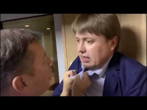 Видео: Ляшко и Герус подрались в аэропорту "Борисполь"