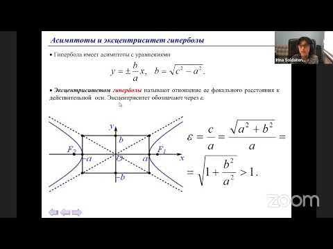 Видео: Аналитическая геометрия, лекция 13. Кривые второго порядка. Эллипс, гипербола