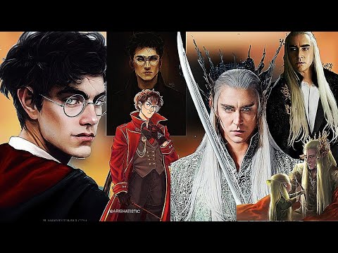 Видео: Harry Potter react to Harry as Thranduil/Реакция ГП на Гарри это Трандуиль. НА ЗАКАЗ