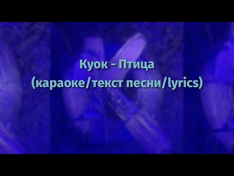 Видео: КУОК - Птица (Караоке/текст песни/lyrics)