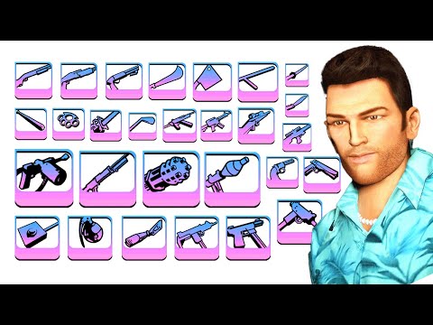 Видео: Где найти ВСЕ ОРУЖИЕ в GTA Vice City? (Все локации)