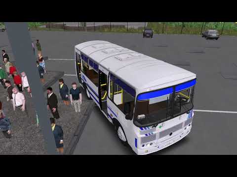 Видео: Чистогорская область ПАЗ 32054 РЕСТАЙЛИНГ на 214 маршруте. Omsi 2.