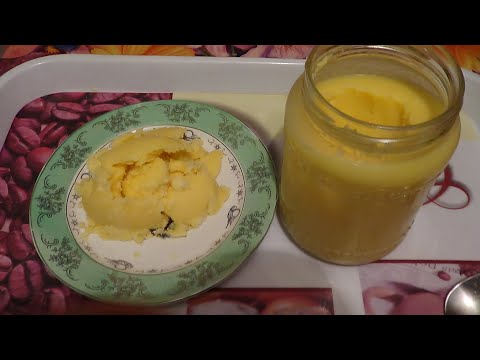 Видео: Тортасынан ажыратылған май|Топленое масло|the best melted butter