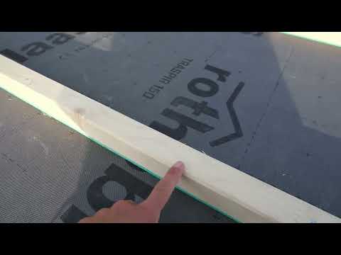 Видео: Слоеве на покривна конструкция за покритие с фалцова ламарина