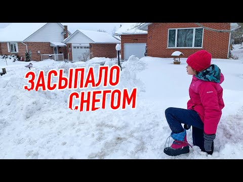 Видео: Как канадская глубинка справляется со снегом. Жизнь в Канаде зимой