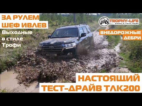 Видео: Тойота Ленд Крузер 200 на бездорожье Ивлев Шеф за рулем ТЛК200 off-road drive TLC200 Трофи-лайф 2020