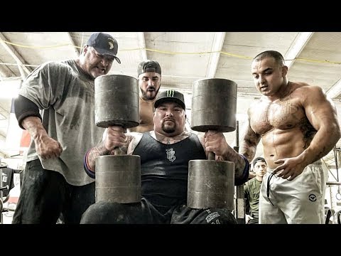 Видео: ПОЖАЛ ЛЕГЕНДАРНЫЕ ГАНТЕЛИ РОННИ КОУЛМЕНА! Биг Бой vs. Ларри Уилс