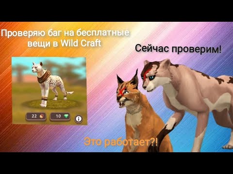 Видео: Проверяю баг на бесплатные вещи в Wild Craft