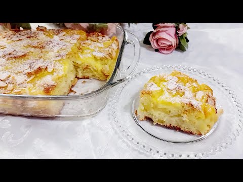 Видео: Нежный яблочный пирог! Легко и вкусно...