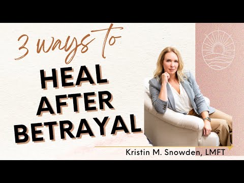 Видео: Три способа исцелиться после предательства