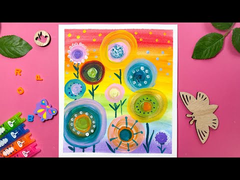 Видео: Как легко нарисовать цветы