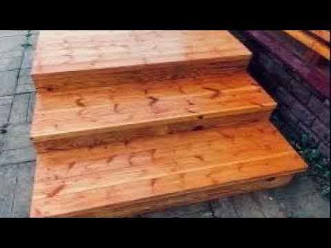 Видео: Построили новую лестницу к уличной веранде 🔥 Финальный вид - объект готов