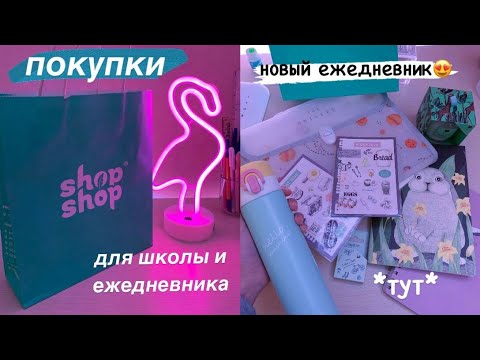 Видео: Покупки для ЕЖЕДНЕВНИКА, ШКОЛЫ и ДЕКОРА КОМНАТЫ | Новый Ежедневник | Эстетичная Канцелярия