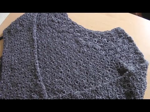 Видео: Простая и красивая туника крючком