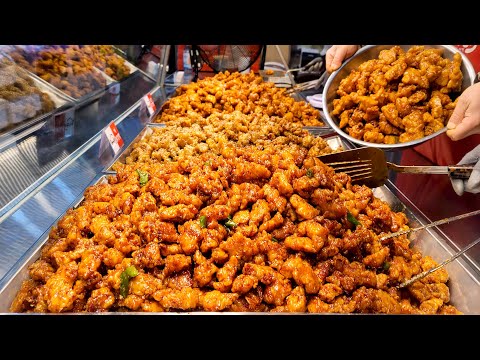 Видео: Топ-3 жареных деликатесов Кореи! Хрустящая курочка, гигантская свиная отбивная, жареный осьминог!